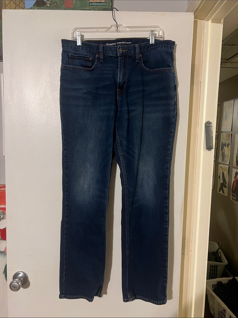 Old Navy men’s straight blue denim jeans